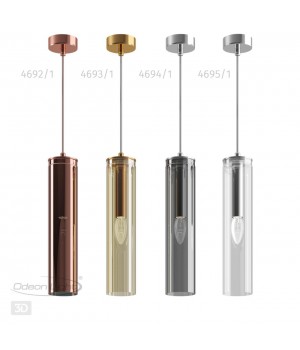 4694/1 PENDANT ODL20 299 хром/дымчатый Подвес E14 1*40W KLUM-foto4