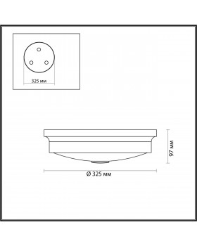4824/3C WALLI ODL21 515 бронзовый/белый Настенно-потолочный светильник E14 3*40W MARSEI-foto2