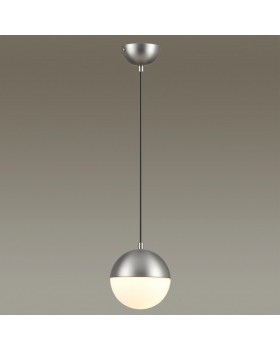 4959/1 PENDANT ODL22 307 мат.никель/металл/белый/стекло Подвес E27 1*40W PINGA-foto3