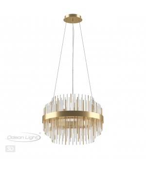 4639/8 HALL ODL20 473 золотой/металл/стекло Люстра G9 8*40W 220V IDA-foto5