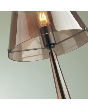 4852/1T STANDING ODL_EX21 55 черный/коричневый/стекло Высокая Лампа выкл. на базе E27 1*60W TOWER-foto8