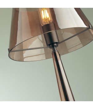 4852/1T STANDING ODL_EX21 55 черный/коричневый/стекло Высокая Лампа выкл. на базе E27 1*60W TOWER-foto8