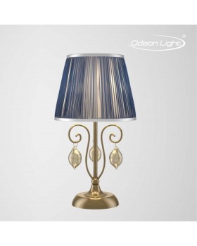 3921/1T CLASSIC ODL18 497 бронза/ткань/стекло Настольная лампа IP20 E14 40W 220V NIAGARA-foto5