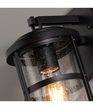 4964/1W NATURE ODL22 569 черный/стекло Ландшафтный настен.светильник E27 1*60W IP44 MAGUS-foto6