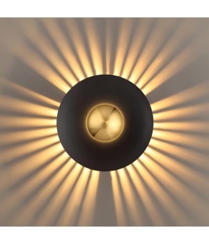 4223/13WL MIDCENT ODL21 179 черн/золот/металл Настенный светильник IP20 LED 13W 1520Лм 3000K ADAMAS-foto4