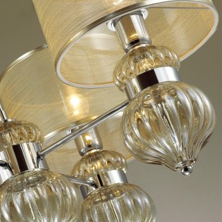 4687/1W CLASSIC ODL20 409 хром/'шампань'/бежевый Бра E27 1*40W 220V LILIT-foto4