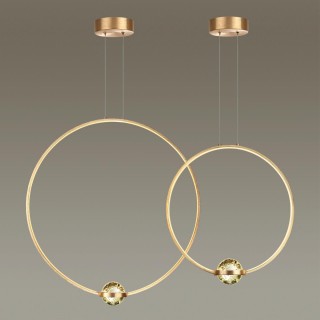 4336/27L L-VISION ODL22 155 брашированное золото/металл Подвесной светильник IP20 LED 27W 2230Лм 4000K GOTA-foto5