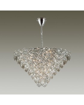 4923/12 MODERN ODL22 325 хром/прозрачный/стекло Люстра E14 10*40W TALERTI-foto4