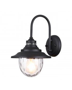 4836/1W NATURE ODL21 577 черный/стекло Ландшафтный настенный светильник E27 1*60W IP44 KALPI-foto5