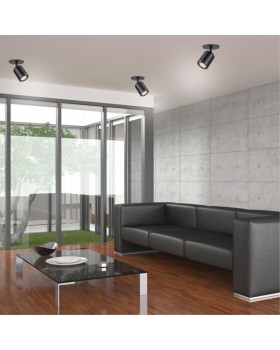 370451 SPOT NT19 282 черный Встраиваемый светильник IP20 GU10 50W 220V PIPE-foto3