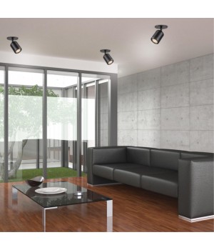 370451 SPOT NT19 282 черный Встраиваемый светильник IP20 GU10 50W 220V PIPE-foto3