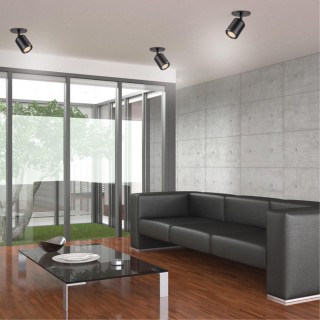 370451 SPOT NT19 282 черный Встраиваемый светильник IP20 GU10 50W 220V PIPE-foto3