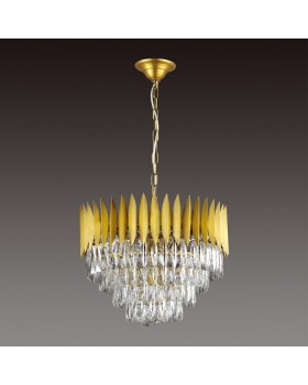 4124/15 HALL ODL19 435 золото/хрусталь Люстра E14 15*40W VALETTA-foto4