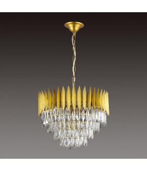 4124/15 HALL ODL19 435 золото/хрусталь Люстра E14 15*40W VALETTA-foto4