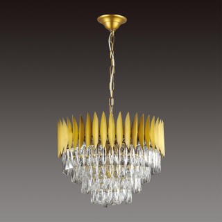 4124/15 HALL ODL19 435 золото/хрусталь Люстра E14 15*40W VALETTA-foto4