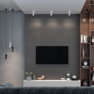 370908 OVER NT22 171 белый/хром Светильник накладной IP20 GU10 9W 220V DELTA-foto3