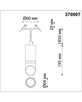 370907 SPOT NT22 288 черный/золото Светильник встраиваемый влагозащищенный IP44 GU10 9W 220V DELTA-foto2