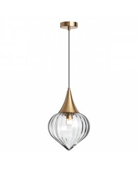 4950/1 PENDANT ODL22 305 бронзовый/прозрачный/стекло Подвес E14 1*40W KESTA-foto5