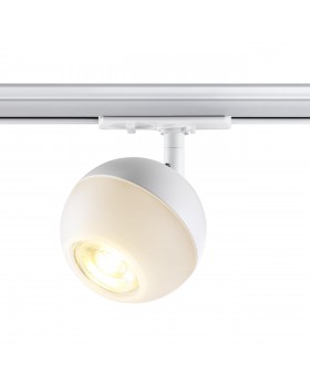 370824 PORT NT22 081 белый Светильник трековый однофазный трехжильный IP20 GU10 9W 220V GARN-foto10