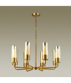 4659/8 COUNTRY ODL20 491 золотой/прозрачный Люстра E27 8*60W 220V STEPI-foto3
