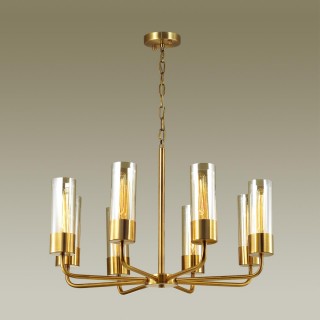 4659/8 COUNTRY ODL20 491 золотой/прозрачный Люстра E27 8*60W 220V STEPI-foto3