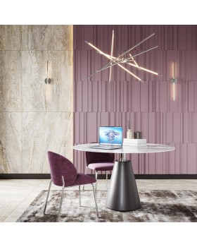 4323/12WL HIGHTECH ODL22 125 металл/хром полированный Настенный светильник поворотный 360° IP20 LED 12W 645Лм 3000K FUERTE-foto3