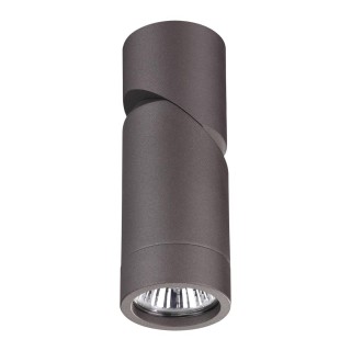 370590 OVER NT19 220 серебристый черный Накладной светильник IP20 GU10 50W 220-240V ELITE-foto5