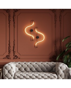 4303/12WL HIGHTECH ODL22 177 черный/античная бронза Настенный светильник IP20 LED 12W 720Лм 4000K KEYS-foto3