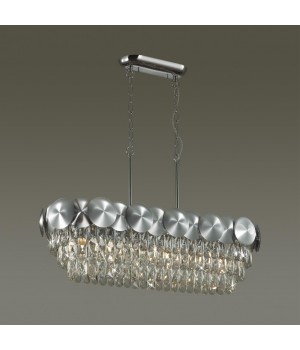 4972/6 HALL ODL22 375 хром/пластик/хрусталь Люстра E14 6*40W CATRIS-foto4