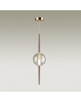 4685/1 PENDANT ODL20 295 медный/прозрачный Подвес G9 5W 220V LAZIA-foto4