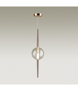 4685/1 PENDANT ODL20 295 медный/прозрачный Подвес G9 5W 220V LAZIA-foto4