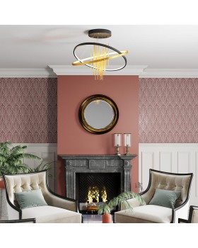 3901/70CL L-VISION ODL22 215 черный/золотистый/металл Потолочный светильник IP20 LED 70W 3340Лм 4000K MONICA-foto3