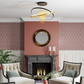 3901/70CL L-VISION ODL22 215 черный/золотистый/металл Потолочный светильник IP20 LED 70W 3340Лм 4000K MONICA-foto3