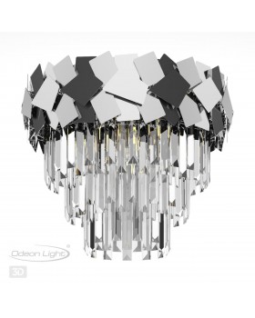 4811/6C HALL ODL21 479 хром/хрусталь Люстра потолочная E14 6*40W STALA-foto5