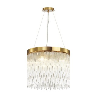 4848/5 HALL ODL21 467 золото/стекло Люстра E14 5*40W REFANO-foto6