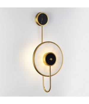 4312/5WL MIDCENT ODL22 175 светлый/черный мрамор/черный металл Настенный светильник IP20 LED 10W 525Лм 3000K NAXOS-foto5