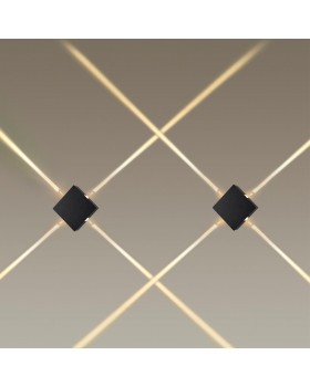 4259/8WL HIGHTECH ODL21 235 черный/металл Настенный светильник IP20 LED 8W 299Лм 3000K VISTA-foto3