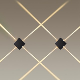 4259/8WL HIGHTECH ODL21 235 черный/металл Настенный светильник IP20 LED 8W 299Лм 3000K VISTA-foto3