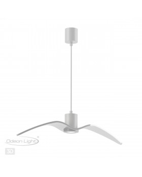 4904/1B PENDANT ODL22 289 белый/стекло Подвес GU10 1*5W BIRDS-foto6