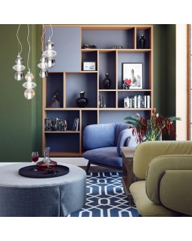 4867/8L PENDANT ODL21 261 хром/дымчатый/прозрачный Подвес LED 8W 560Лм 4000К MONRA-foto3