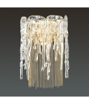 4634/1W CLASSIC ODL20 443 золото/стекло/металл.цепочки Бра E14 1*40W 220V BRITA-foto4