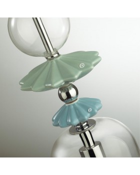 4893/1 CLASSIC ODL_EX22 71 хром/раноцветн./керамика/стекло Подвес E14 1*40W 4893/1 BIZET-foto2