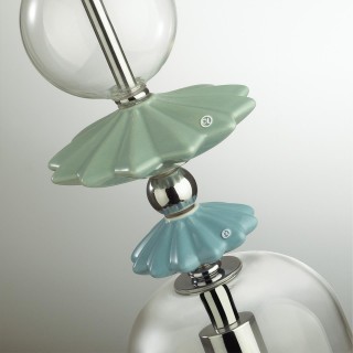 4893/1 CLASSIC ODL_EX22 71 хром/раноцветн./керамика/стекло Подвес E14 1*40W 4893/1 BIZET-foto2