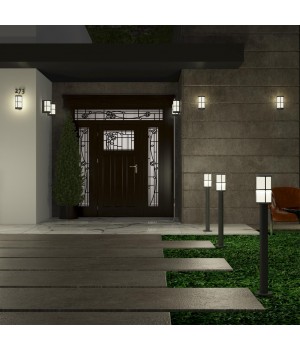 370775 STREET NT21 315 Светильник ландшафтный настенный IP54 E27 18W 220-240V ZEBRA-foto3