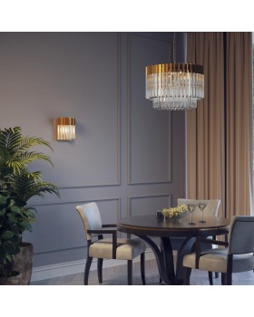 4675/1W HALL ODL20 419 бронзовый/прозрачный Бра E14 1*40W 220V MORIA-foto3