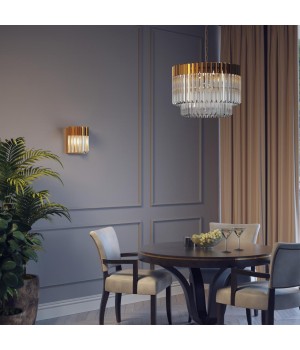 4675/1W HALL ODL20 419 бронзовый/прозрачный Бра E14 1*40W 220V MORIA-foto3