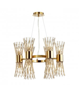 4839/12 HALL ODL21 463 золото/металл/стекло Люстра E14 12*40W ORTA-foto6