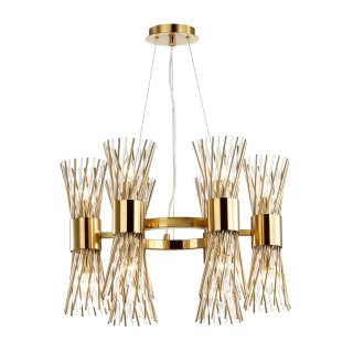 4839/12 HALL ODL21 463 золото/металл/стекло Люстра E14 12*40W ORTA-foto6