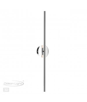 4323/12WL HIGHTECH ODL22 125 металл/хром полированный Настенный светильник поворотный 360° IP20 LED 12W 645Лм 3000K FUERTE-foto5