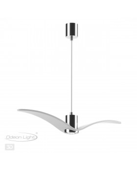 4903/1A PENDANT ODL22 289 белый/хром/стекло Подвес GU10 1*5W BIRDS-foto6